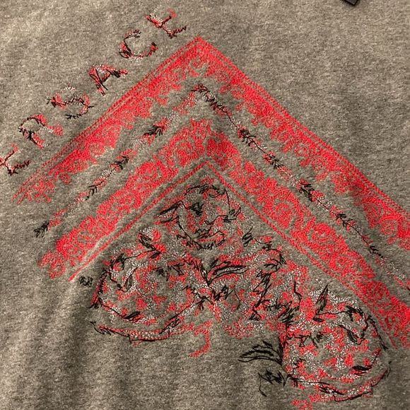 Versace Collection Mens Sweatshirt in Anthracite Red & Black Size XXL - Picture 3 of 12